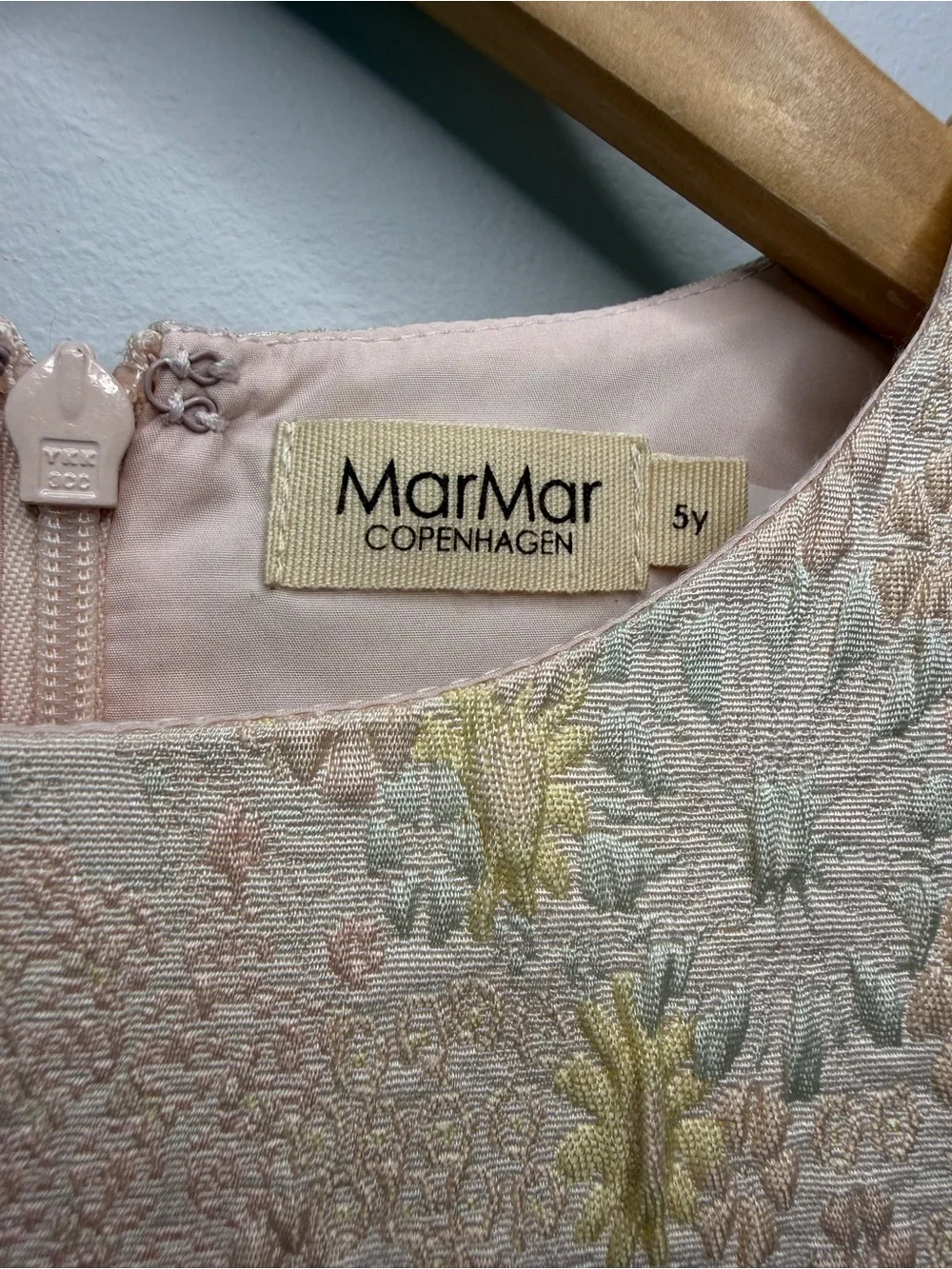 Marmar Copenhagen Diondra Dress - Lemonade Jacquard Sz 5Yr